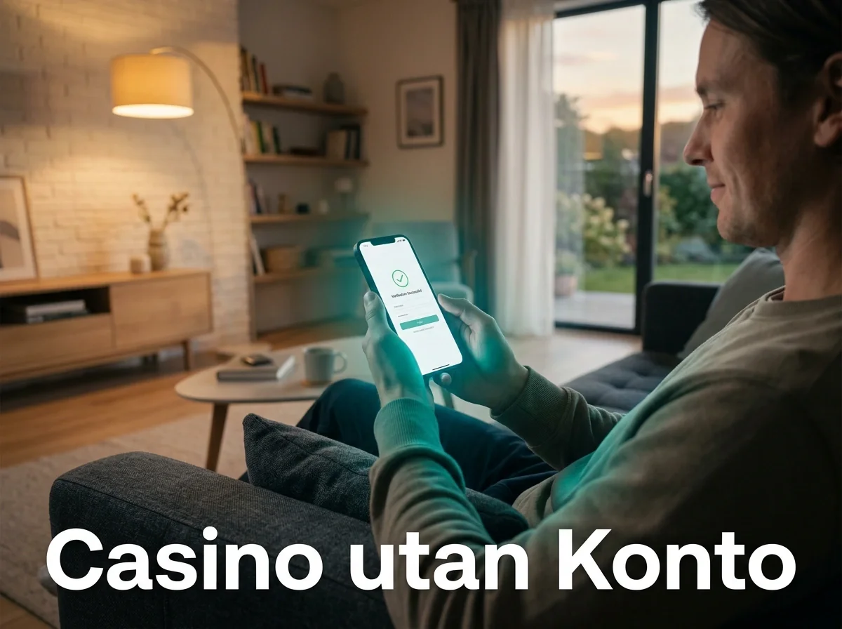 Casino utan konto -- direktspel via BankID utan registrering