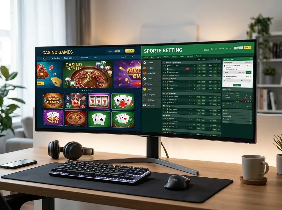 Skillnaden i kanalisering mellan onlinecasino och betting