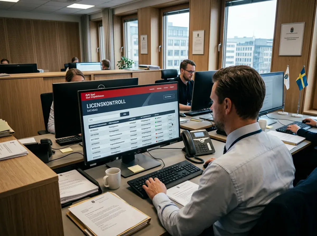 Spelinspektionens licenskontroll av nya operatörer