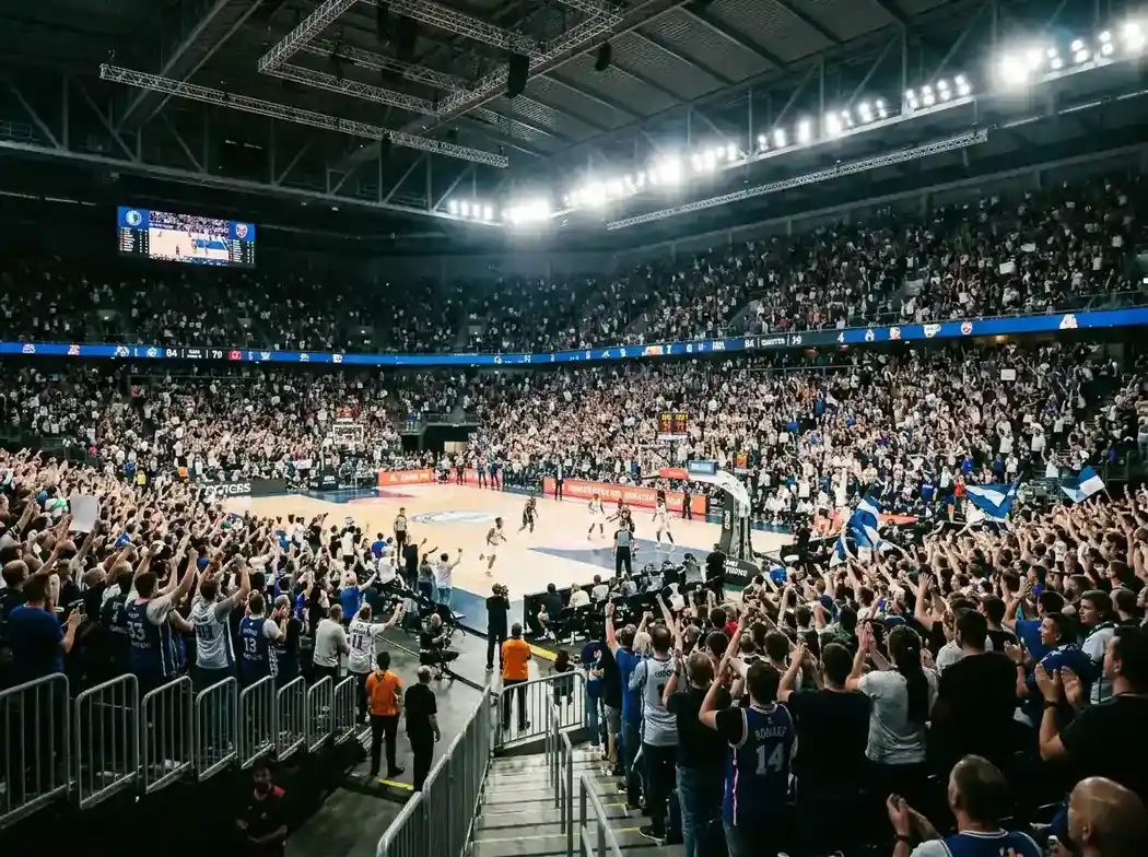 Sportsevenemang på arena med bettingkontext