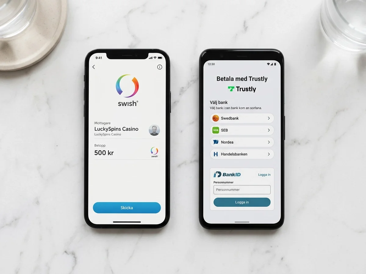 Swish vs Trustly Casino — Mobilbetalning eller Direktbetalning? | Snabbkassan